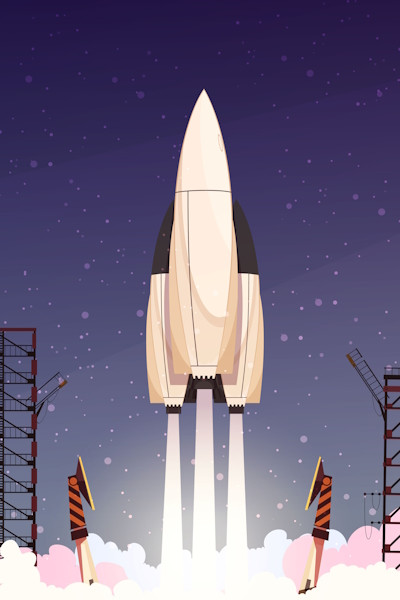 Rocket Launch Icon